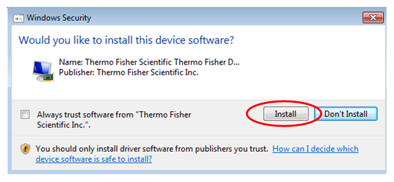 Thermo Fisher Scientific USB Devices Driver Download